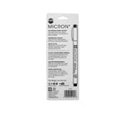 Micron 50162 Pigma Micron Pens - 01, 05, 10 - Light Cool Gray - Set of 3-Contains 3 fine and bold line pens 01, 05, 10