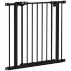 PawHut 29"-32" Wide Pet Gate with Door Dog arrier Indoor for Stairs-Slide and lift the handle to pass through