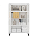 Manhattan Comfort Abbey 31.5" Modern Décor Cabinet - White-30 Day Limited Manufacturer's Warranty