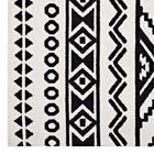 Modway - Haku Tribal marocain géométrique Tapis de comédie 8 pi l x 10 pi L - Noir et blanc-Microfibre 100% polyester
