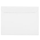 JAM Paper 9.5 x 12.5 Booklet Envelope with Self Adhesive Closure, White, 50 Pack (356828786I)-Colour: White
