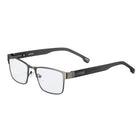 Gry Mattr Blue Light Reading Glasses Zurich BL Eco - + 1.50-Matte gunmetal