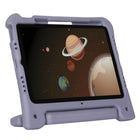 Targus Kids Antimicrobial Case for iPad A16/ 10.9"(10th Gen)/Air 11 -inch (M3/M2) (5/4)/Pro (4/3/2/1) - Purple-Passes military-grade 6 ft./1.8 m drop testing (MIL-STD-810G). As tested by an independent third party applying MIL-STD-810G, Method 516.6, Procedure IV.