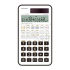 Sharp EL510RT 169 Functions 10-Digit Scientific Calculator - White-Has an LCD, 10-digit display for better visibility