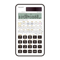 Sharp EL510RT 169 Functions 10-Digit Scientific Calculator - White-Has an LCD, 10-digit display for better visibility