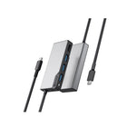 ALOGIC - Hub USB-C 5-en-1 Fusion CORE V2-Le format compact du Fusion Hub est particulièrement pratique sur les petits bureaux ou les espaces restreints. Son extérieur gris sidéral poli s'intègre parfaitement aux bureaux et appareils modernes, notamment les iPad et MacBook Pro contemporains, ainsi que tous les téléphones, tablettes et ordinateurs portables Android. Les ingénieurs d'ALOGIC ont conçu un hub fin et léger, idéal pour rester connecté entre le bureau, la maison et les déplacements.