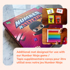 The Fidget Game Multiplication & Division Mat-Ideal companion for The Fidget Game: Number Ninja and similar math games