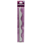 Ashley Productions Magnetic Scallop Border - Black Messy Dots on White - 12'/Pack - 6 Pack-Each piece measures 1" x 12"