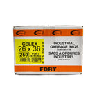Eco II Garbage Bags - 26" x 36" - Extra Strong -Green Tint -  250 Pack-26" x 36"