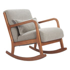 Zuo Hady Rocking Chair - Grey-Assembly required