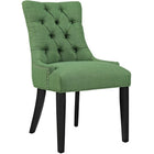 Modway Regent Fabric Dining Side Chair - Green - 2 Pack-Dense Foam Padding for Comfort