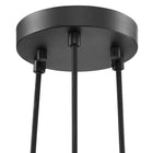 Modway Chalice 3-Light Metal Pendant - Black-8