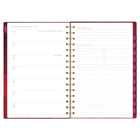 Mead 2027 West Village 12 Month Small Weekly/Monthly Planner - 8" H x 6 1/2" W - Bilingual-Durable poly cover