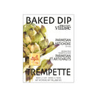 Gourmet Village Ceramic Baker With Parmesan Artichoke And Cheddar Bacon Recipe Dips - White-Baker is handmade in durable Stoneware : oven, microwave, dishwasher safe. Capacity 500ml / 17oz / 2 cups.