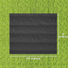 Outsunny UV30+ Protected 8' L x 9.4' W Retractable Pergola Canopy for 7' L x 10' W Pergola Frame - Dark Grey-UV30+ protective fabric provides safe shade for relaxation
