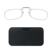 ThinOptics Reader with Universal White Pod - 1.0 - Red-Product includes the ThinOptics Reading Glasses & the Universal Pod case featuring non-residue adhesive to stick onto your phone/case or any other hard & flat surface