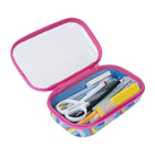 Zipit - Boîte à crayons au dessus transparent - Motif arc-en-ciel-6