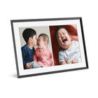 Aura Carver Mat Digital Photo Frame - Gravel-Add photos and videos in the app and to the frame’s slideshow from anywhere