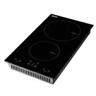 Danby 12″ Induction 2 Burner Cooktop - Black-Safety Features Include: Overheat Protection, Automatic 60-Minute Safety Shut-Off, Residual Heat Indicator, and Auto Pan Detection