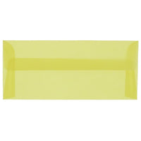 JAM Paper Enveloppes nº 10 (4,13 x 9,5 po) en papier vélin translucide, jaune primaire, boîte de 500-Type de produit : enveloppe translucide