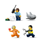 LEGO - City Police La poursuite en bateau de police-Un cadeau LEGO pour toutes les occasions - Toutes les occasions sont bonnes pour offrir cet ensemble en cadeau aux amateurs de bateaux et de jouets d’action sympas âgés de 6 ans et plus