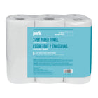 Perk Paper Towel - 160 Sheets Per Roll - 6 Pack - White-A sustainable and cost-effective solution, made from 100% recycled fibres
