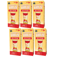 Teacher Created Resources Liquid Motion Bubbler - Red & Yellow - 6 Pack-Mesmerizing patterns formed when the red and yellow liquids mix
