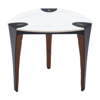 Zuo Bogey Side Table - Multicolor-Rubber feet help prevent floor scratches