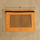 BAZIC Products - Trousse à crayons à 3 anneaux avec fenêtre en maille - Couleurs pastel rétro - Paquet de 12-Polyvalent : idéal pour organiser de petits objets tels que des stylos, des crayons, des crayons de couleur, des marqueurs, du blanc, des surligneurs, des cartes de visite, des chèques, des reçus, des cartes flash, des cordons de chargement, des câbles USB et plus encore