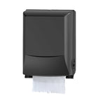 Globe Hands Free Mechanical Roll Towel Dispenser-High Capacity accommodates large, standard 800-foot paper towel rolls, reducing the frequency of refills and maintenance costs