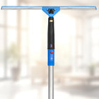 Gritt Commercial Window Washing Kit - 18" Swivel Window Squeegee - 6' Telescopic Pole - 2 Pack-Handle Material: Aluminum