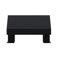 Nexera Storage Headboard - Full Size - Black-2 lateral storage sections for books and magazines