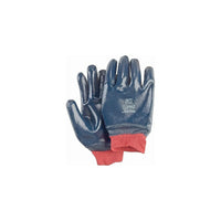 Showa Best Glove, Nitrile Glove, Palm Coat, Knit Wrist, Smooth, Size 9, 12 Pack (7000-P-09)-Size : Large (9)