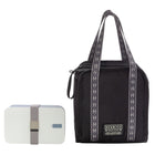 Renwick Lunch Bag and Bento Set - Black-Long grab handles