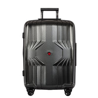 Air Canada Tokyo 24" Hardside Check-In Spinner Luggage  - Black-Constructed in durable & lightweight ABS + Polycarbonate Film material