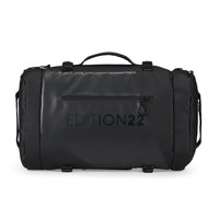 Edition22 Signature Duffle Bag - Black-Made with durable, water-repellent fabric