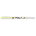 Zebra Mildliner Double Ended Pen-Style Highlighter - Mild Yellow-Double ended: Bullet & Chisel Tip