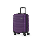 Swiss Mobility SEA 3-Piece Hardside Luggage Set - Purple-Telescopic trolley handle ergonomically designed for comfort