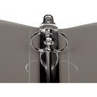 JAM Paper Plastic 1" 3-Ring Binder - Smoke Grey-Quantity: Sold Individually | Made to be long lasting and resist tearing or bending, easy to clean.