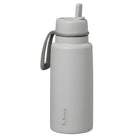 b.box - Gourde isotherme à bec rabattable - 1L - Ombre-Large ouverture pour un remplissage et un nettoyage faciles.