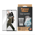 PanzerGlass Matrix Screen Protector w/D3O for Samsung Galaxy S24 Ultra - Clear-Repels oil and water, reducing traces of fingerprints as well as dirt, disinfectant gel and hand lotion