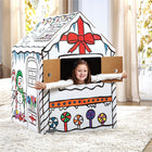 Bankers Box - Maison de théâtre en pain d'épice-38 po L x 32 po l x 48 po H