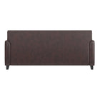 Flash Furniture – Sofa en cuir Hercules Diplomat, brun-Accoudoirs évasés