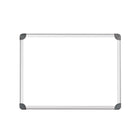 Quartet Euro Frame Magnetic Whiteboard - 24" x 36"-Dry-erase surface board doubles as magnetic bulletin board