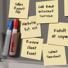 Staples Ultra Sticky Notes - 3" x 3" - Sunshine Collection - 6 Pack-Sunshine Collection adds a pop of colour to your notes