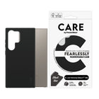 PanzerGlass CARE Fashionable Case for Samsung Galaxy S25 Ultra - Black - QI Compatible -Slim design and smooth grip