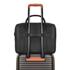Champs Onyx Leather Briefcase - Black-2 inner pen holders
