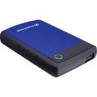 Transcend StoreJet TS2TSJ25H3B 2.5" External SATA USB 3.0 Portable Rugged Hard Drive - 2 TB - Blue-USB 3.1 Gen 1