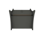 Manhattan Comfort Coney 19.68" Mid-Century Modern Nightstand 2-Piece Set - Grey-30 Day Limited Manufacturer's Warranty