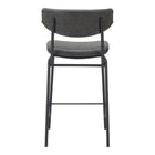 Zuo Charon Counter Stool - Vintage Black - Set of 2-6